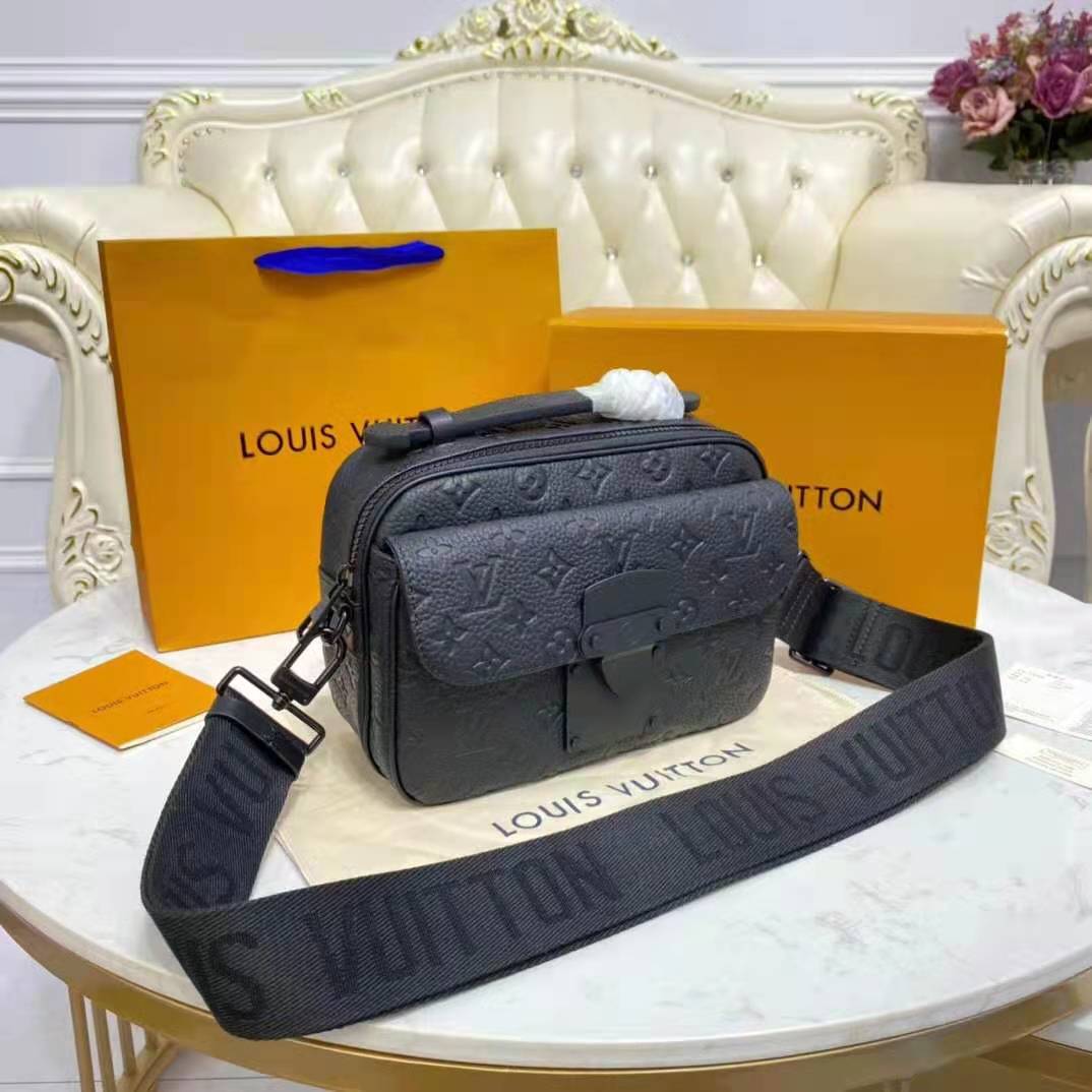 Túi Louis Vuitton S Lock Messenger Bag Monogram-embossed Taurillon Cowhide  Leather - Nice Bag™